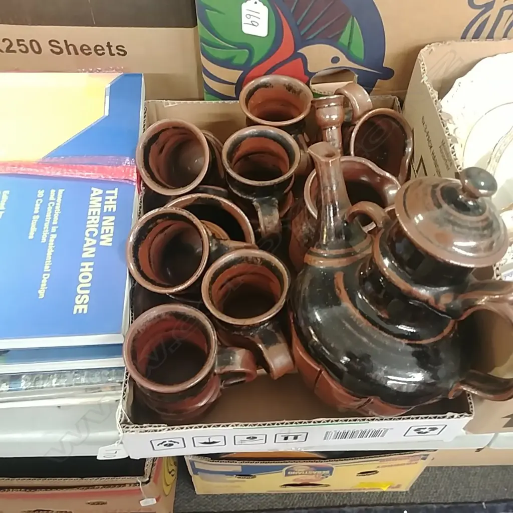 POTTERY COFFEE SET Image 1++