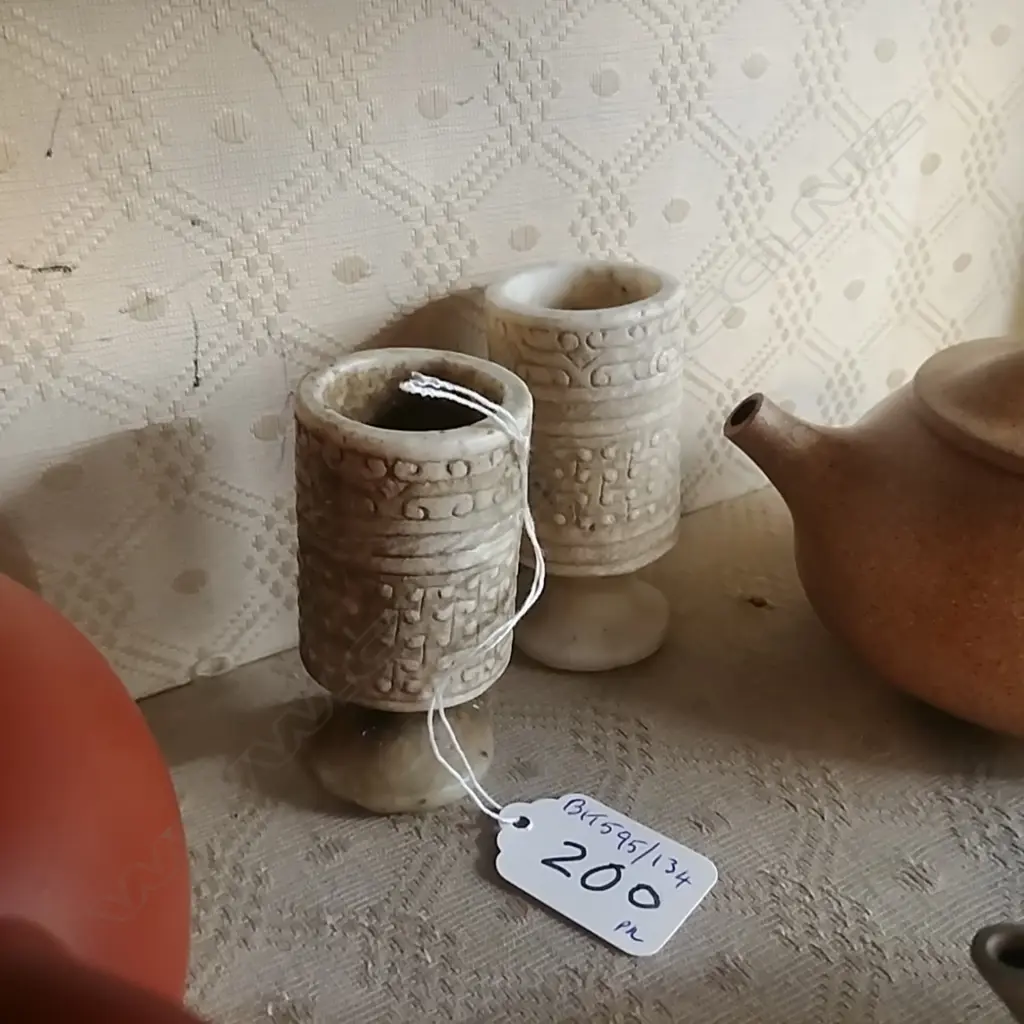 PR EGYPTIAN STONE BEAKERS Image 1++