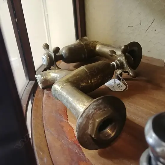 2 BRASS TAPS