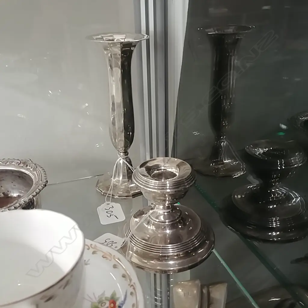 S/S VASE & S/S CANDLESTICK Image 1++