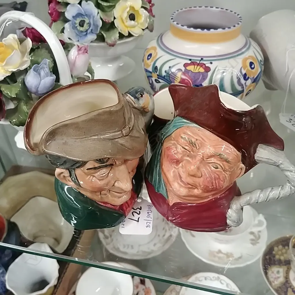 3 RD CHARACTER JUGS & ANOTHER Image 1++