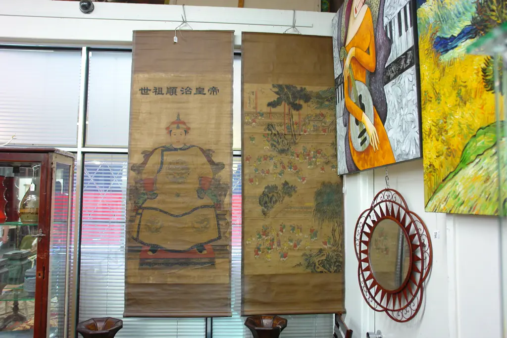 2 CHINESE SCROLLS Image 1++