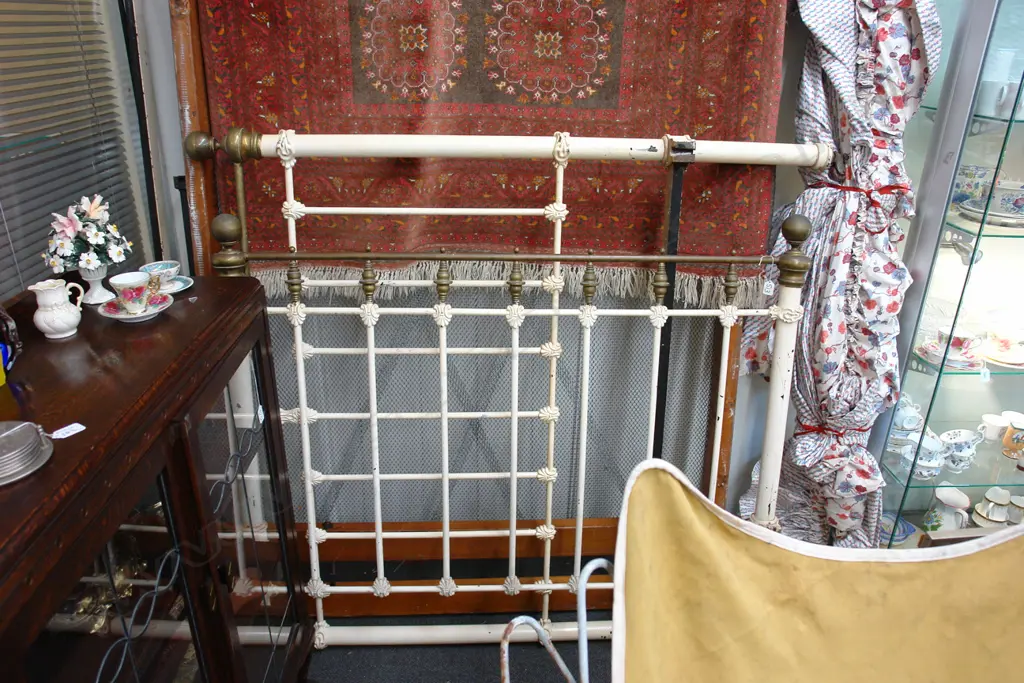 DOUBLE BRASS & IRON BED Image 1++