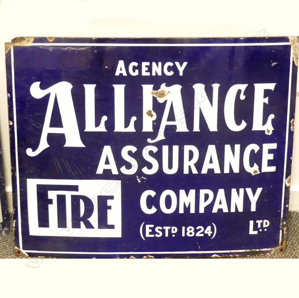 Two vintage New Zealand bank tin advertising display signs Image 1++