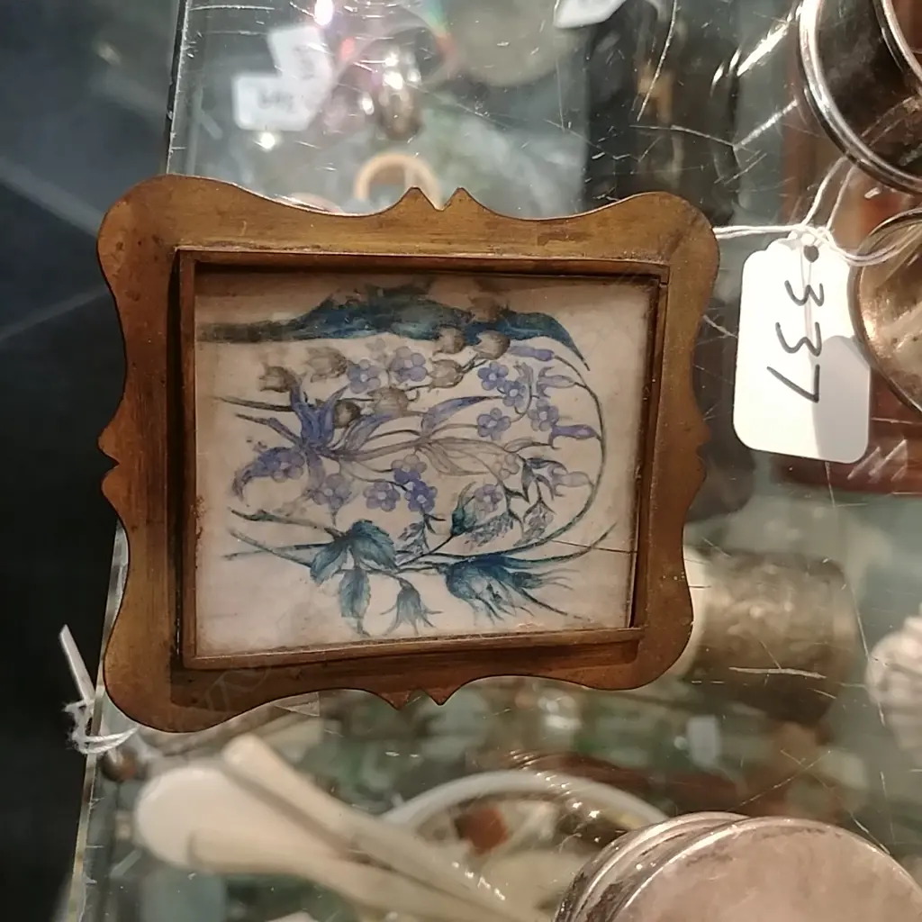 MINIATURE IVORY PAINTING Image 1++