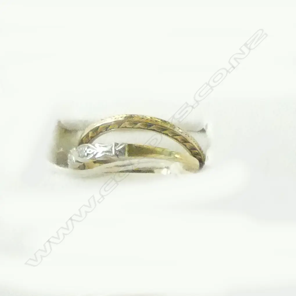 TWO 18CT GOLD RINGS (5.2gm) Image 1++