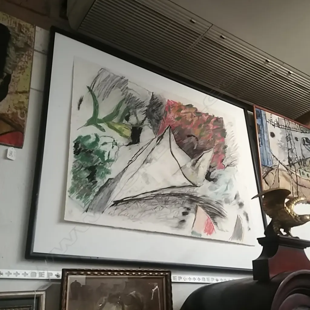 KATE COOLAHAN PASTEL DATED 1985 Image 1++