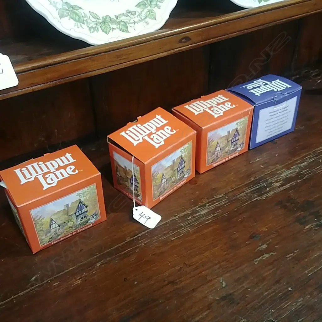 4 BOXED LILIPUT HOUSES Image 1++