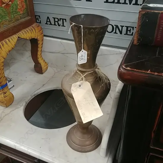 BRASS VASE