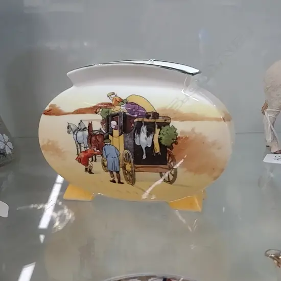 R/DOULTON COACHING VASE RARE SHAPE