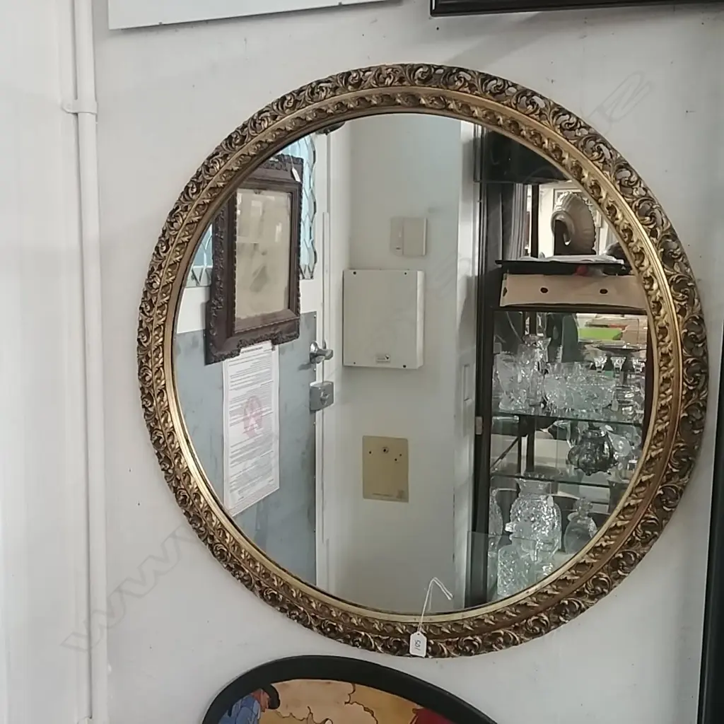 CIRCULAR GILT MIRROR Image 1++