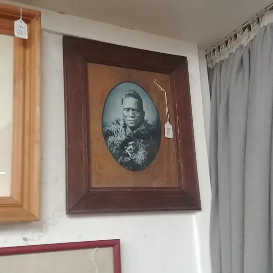 FRAMED MAORI CHIEF
