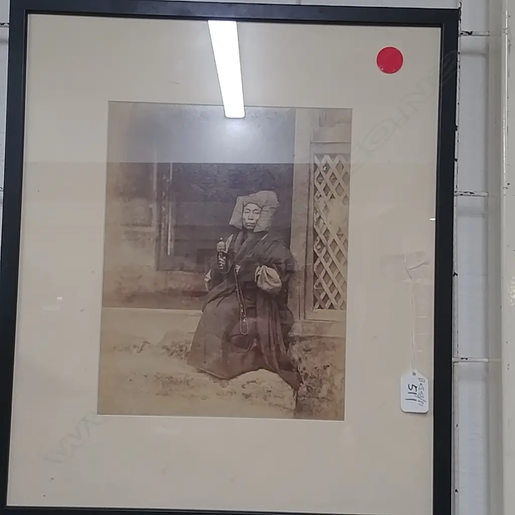 FRAMED TIBETAN PHOTO  Image 1++