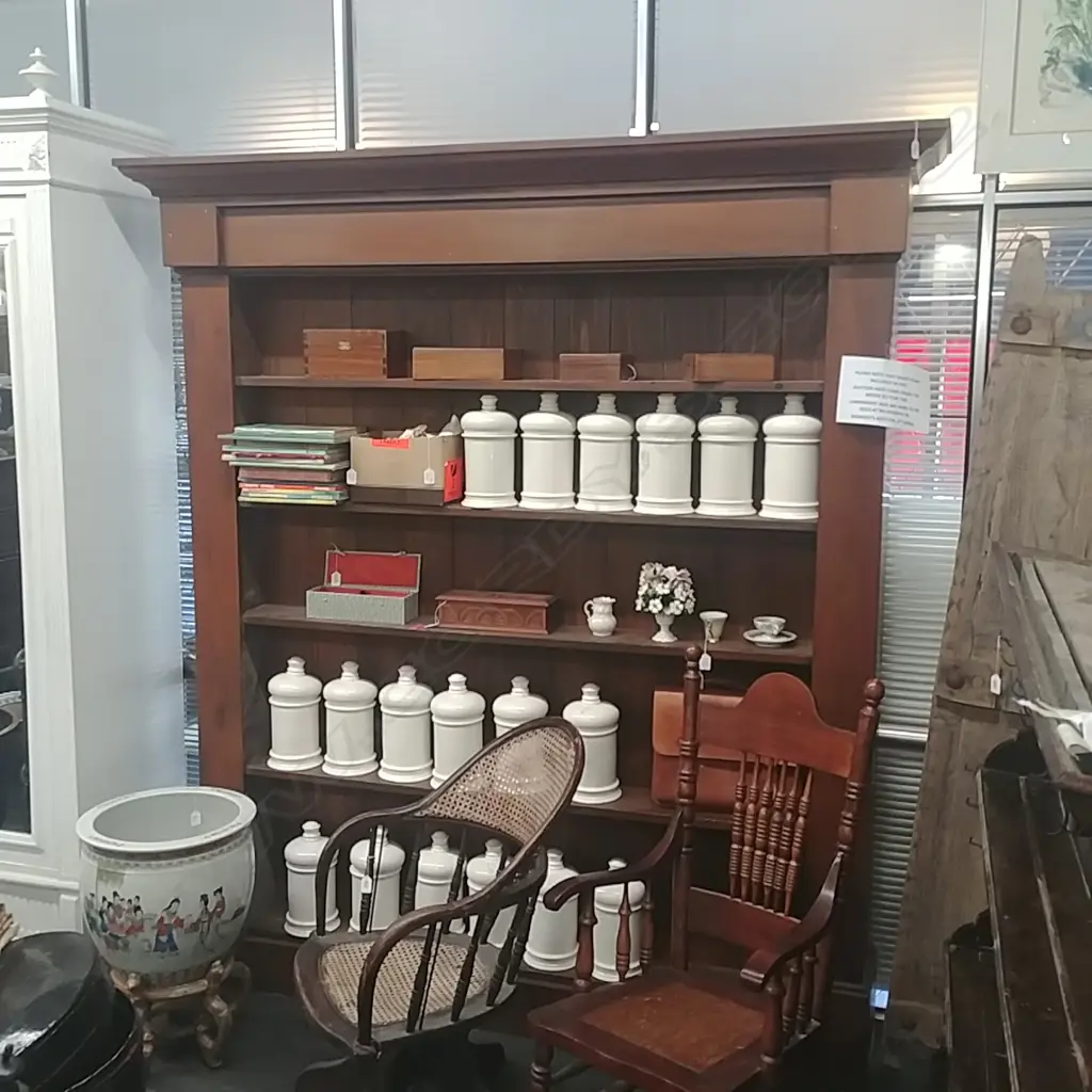 LARGE  WOODEN BOOKCASE Image 1++