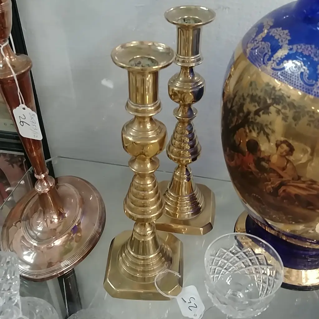 PR BRASS CANDLESTICKS Image 1++