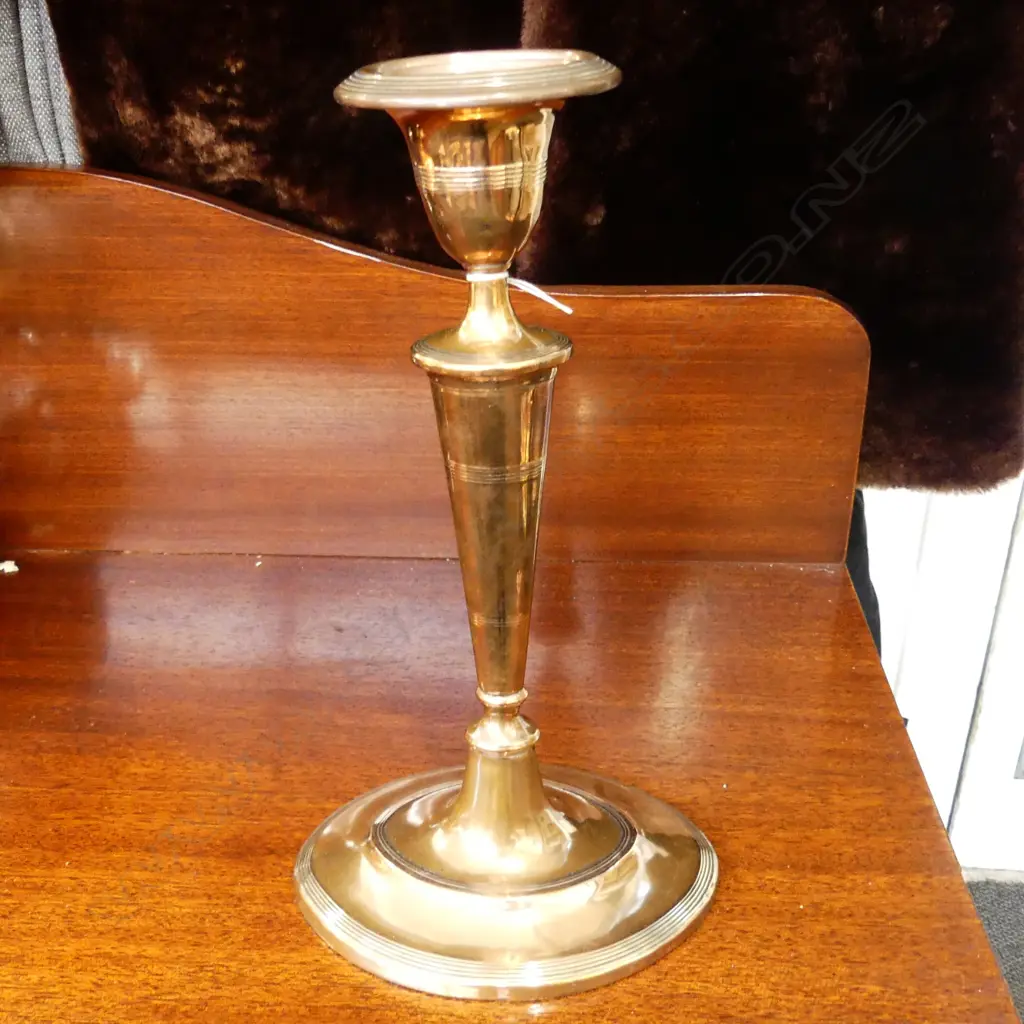 ADAMS STYLE COPPER CANDLESTICK Image 1++