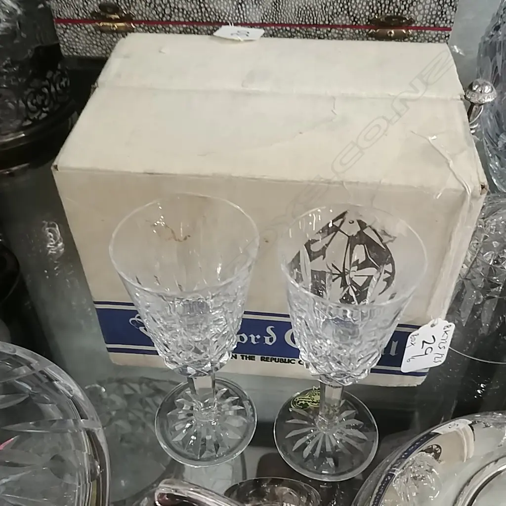 6 WATERFORD SHERRY GLASSES 'LISMORE'  Image 1++