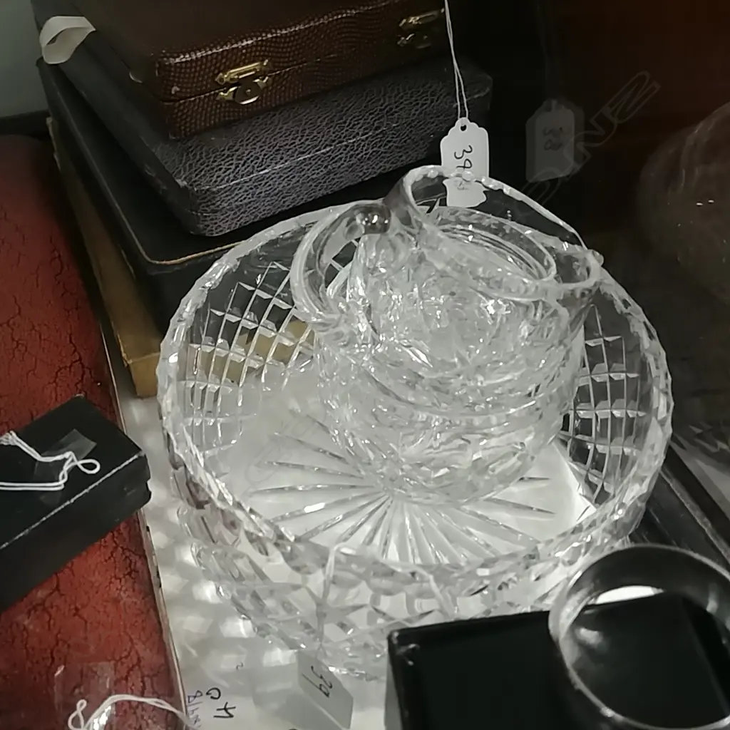 CRYSTAL BOWL & MILK & SUGAR PLUS Image 1++