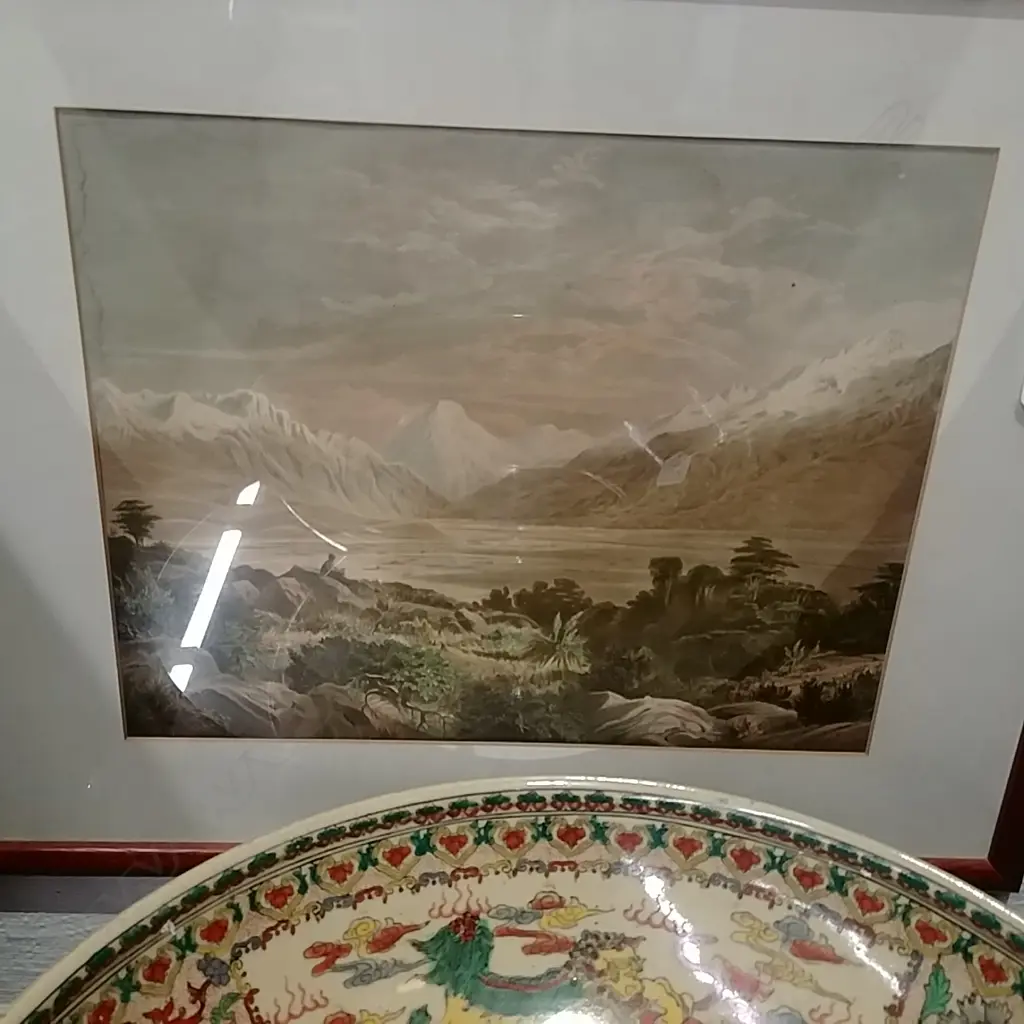 J GULLY LANDSCAPE LITHOGRAPH Image 1++
