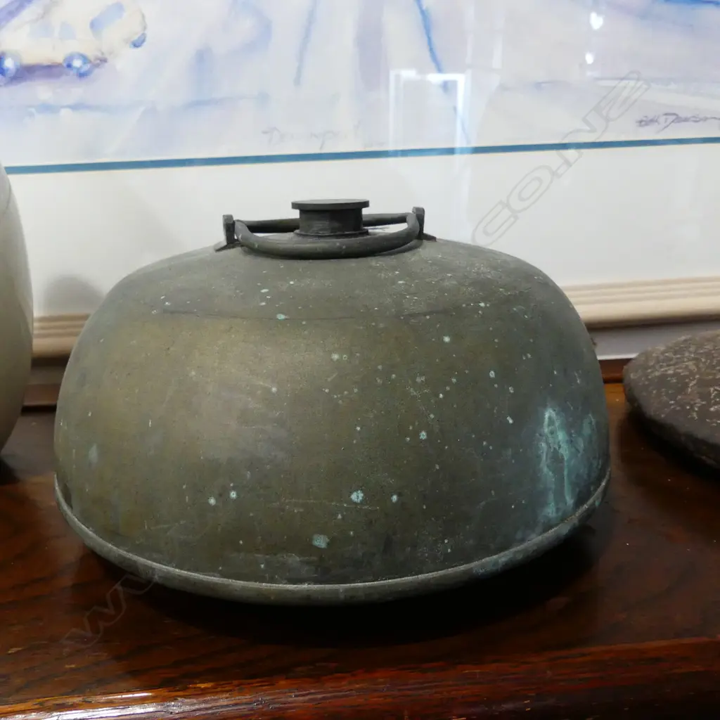 ANTIQUE METAL BED-WARMER Image 1++