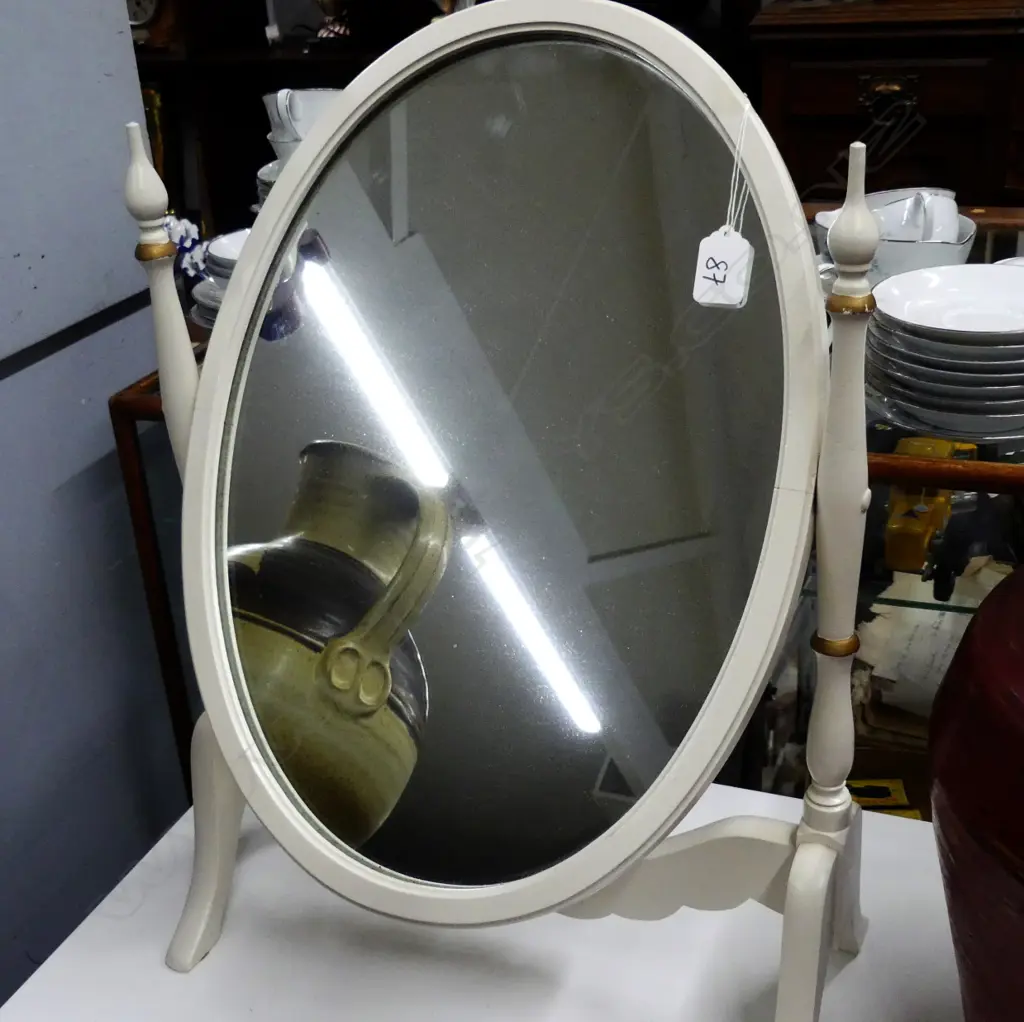 PAINTED TOILET MIRROR Image 1++