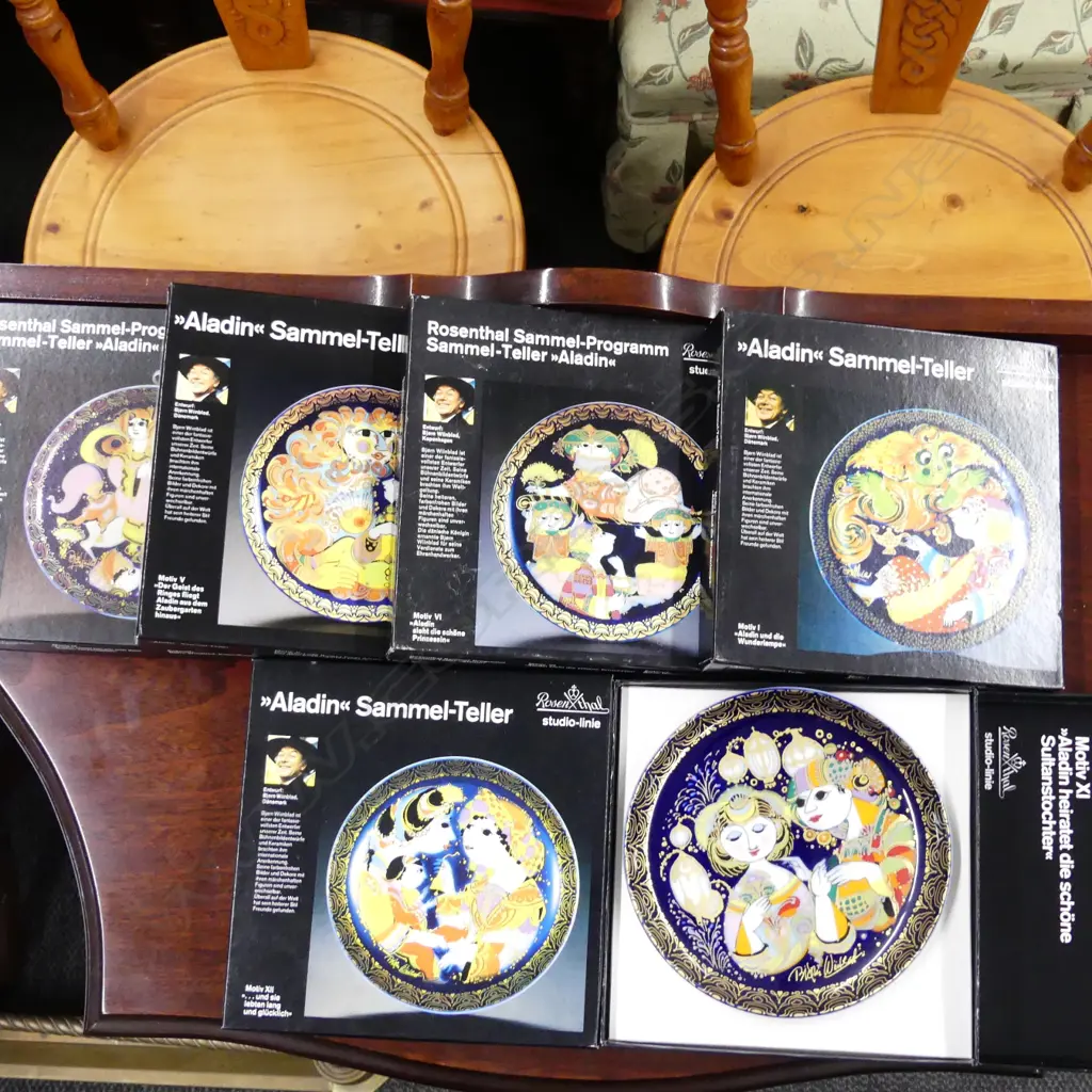 6 BOXED ROSENTHAL PLATES Image 1++