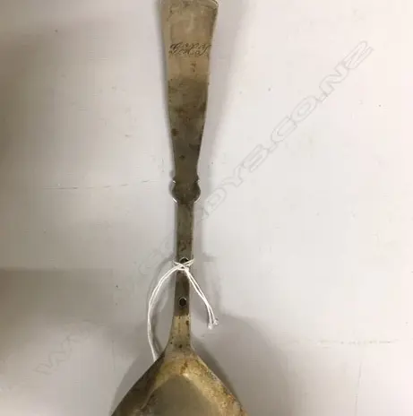 DANISH SILVER LADLE BY CHRISTIAN HEISE C1920 Image 1++