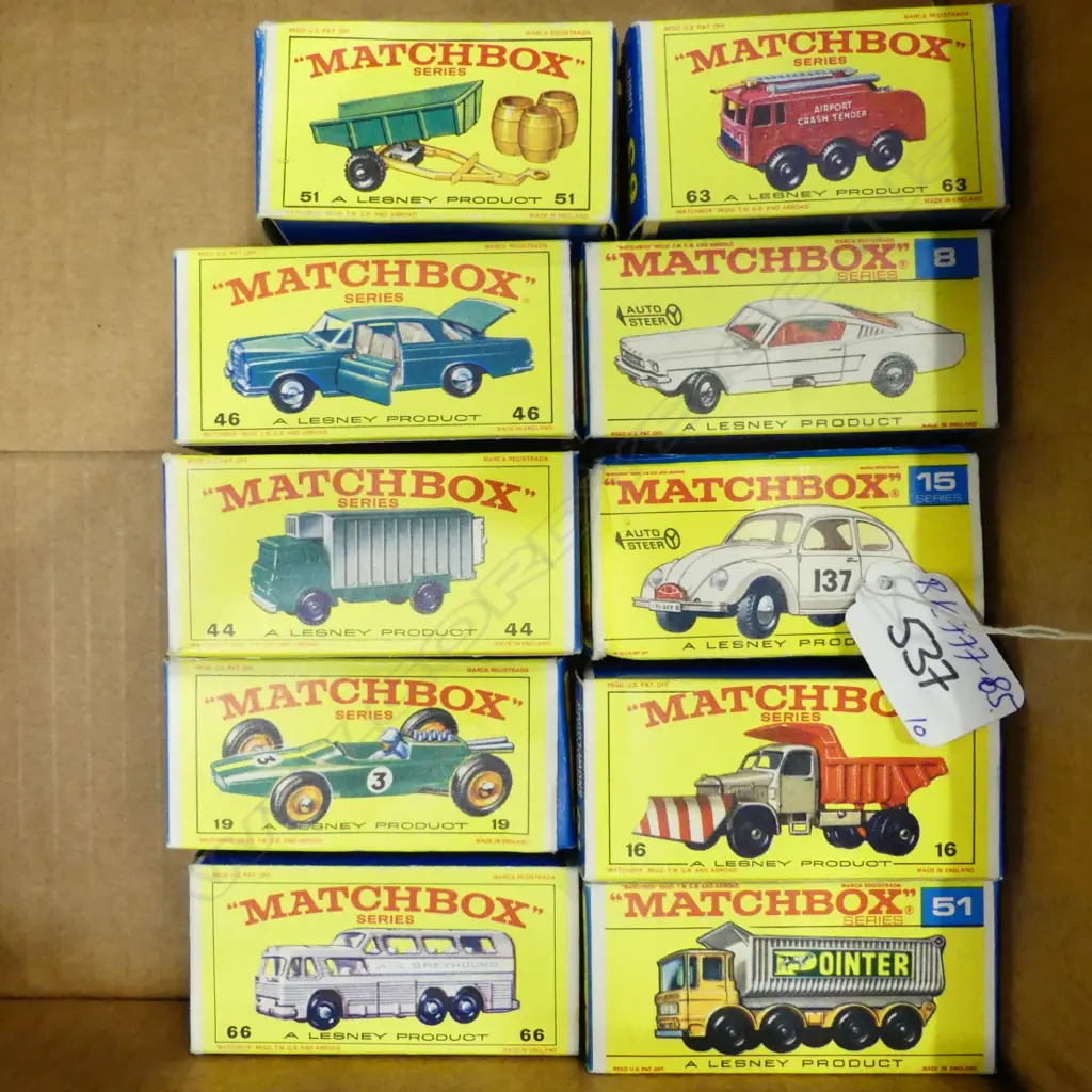 10 VINTAGE MATCHBOX SERIES BOXED TOYS Image 1++