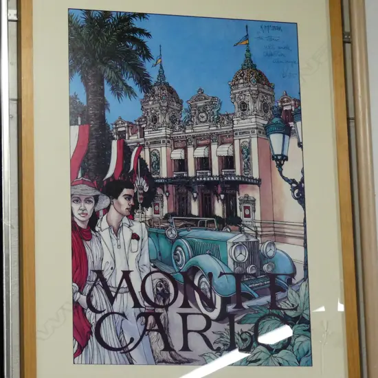 KEITH INGERMANN - SIGNED MONACO POSTER