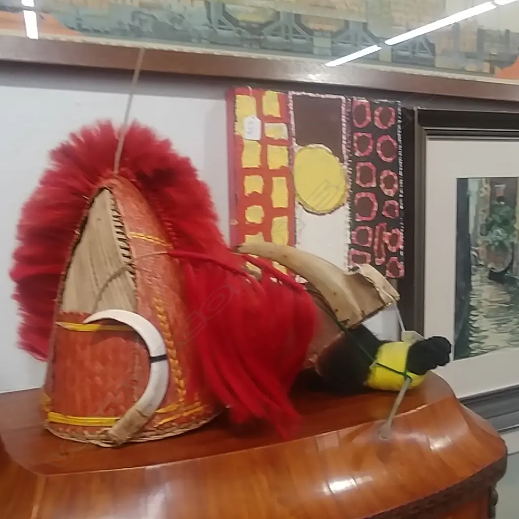 2 TRIBAL HEADDRESSES  Image 1++