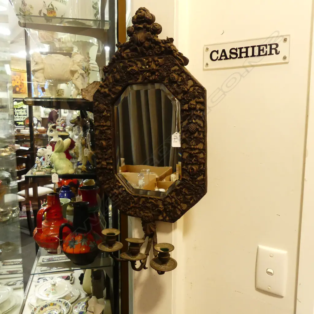 ORNATE CANDLE MIRROR Image 1++
