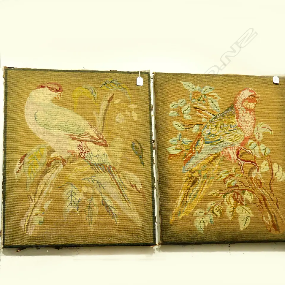 PR LG ANTIQUE PARROT TAPESTRIES, 58 X 70CM Image 1++