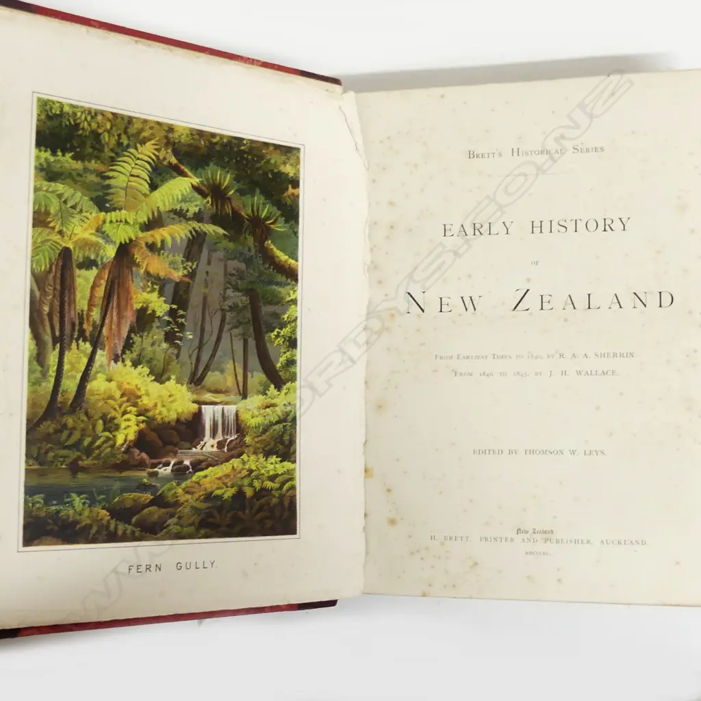 Thomson W. Leys (ed) 'Brett's Historical Series: Early History of New Zealand' Image 1++