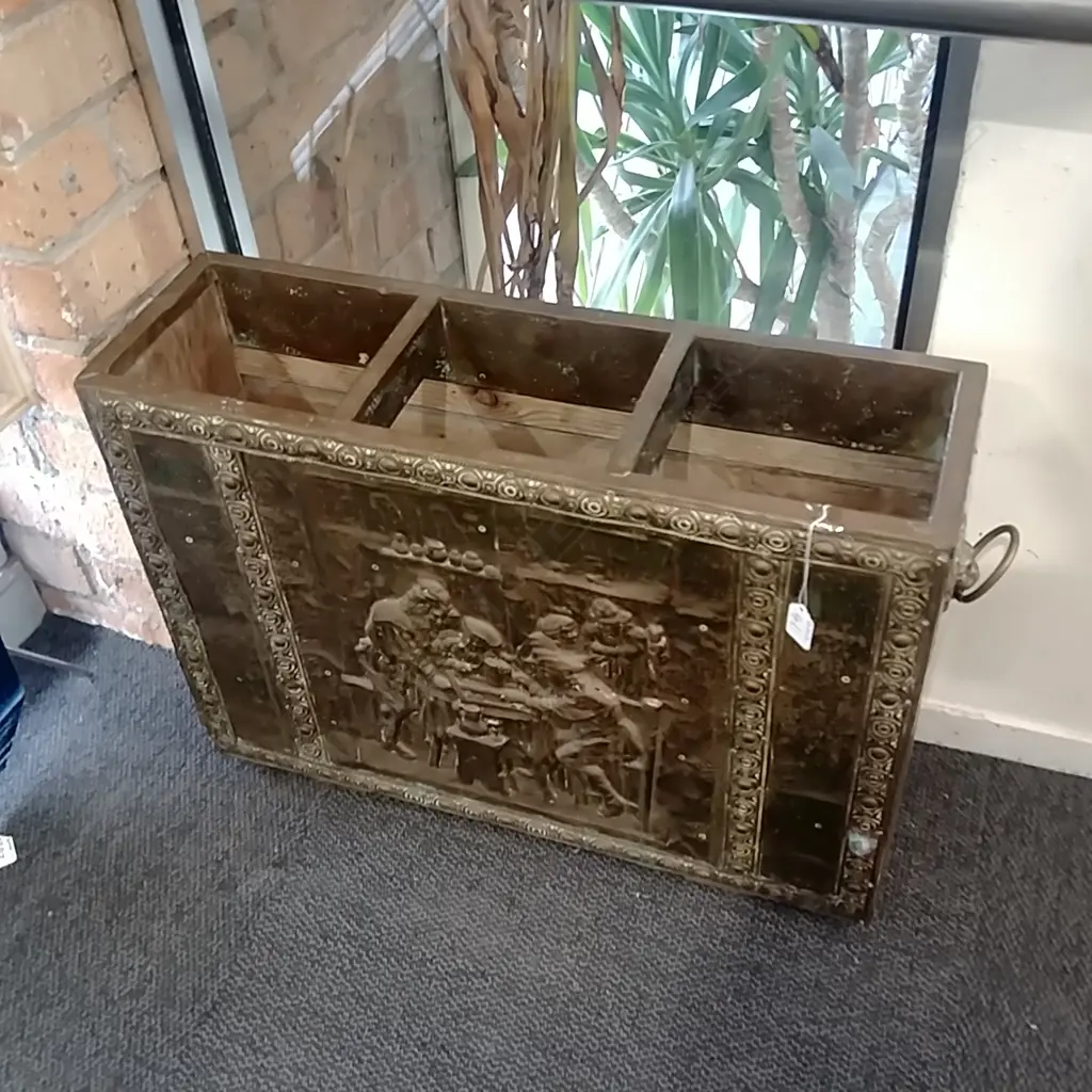 BRASS BOUND UMBRELLA STAND Image 1++