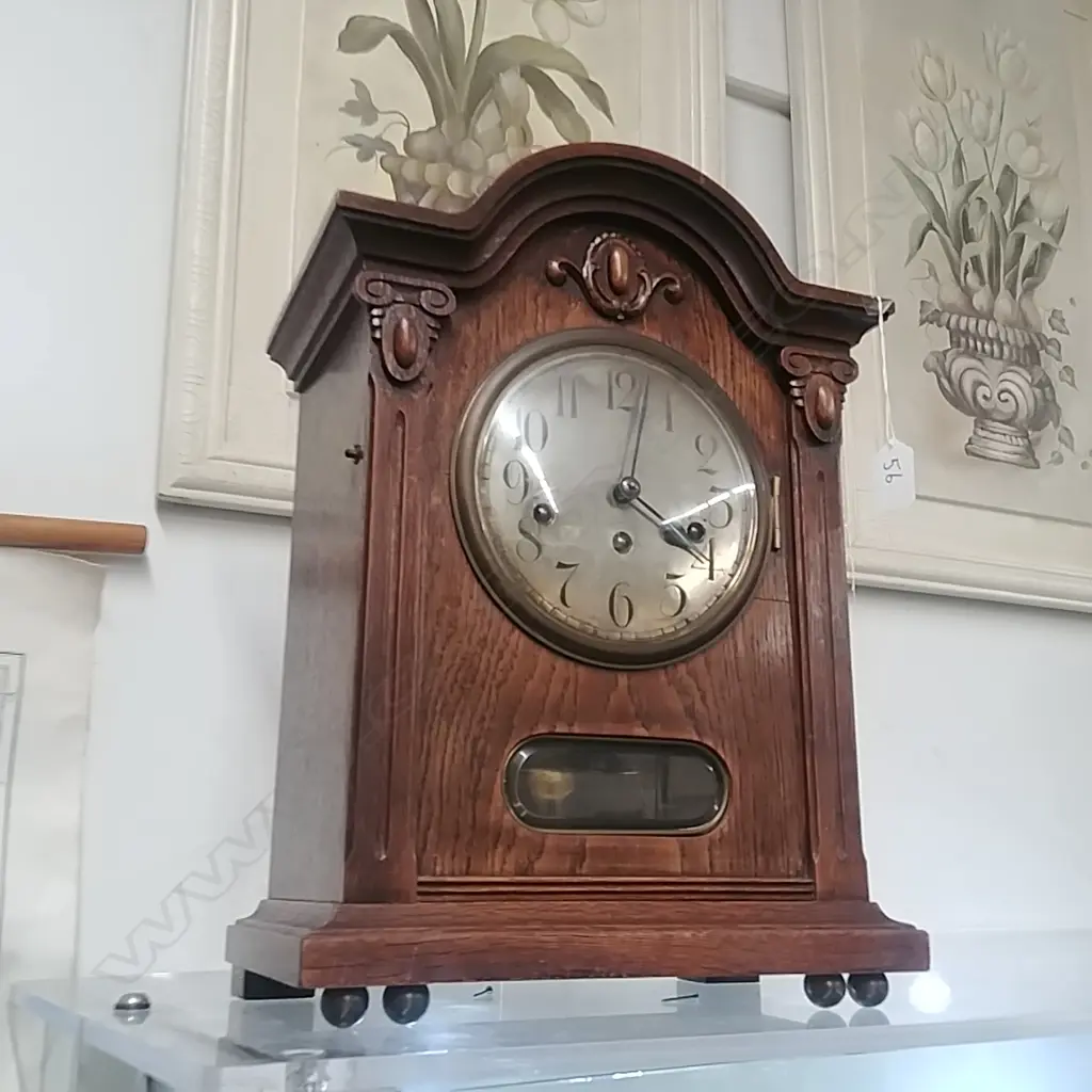 EDWARDIAN MANTLE CLOCK Image 1++