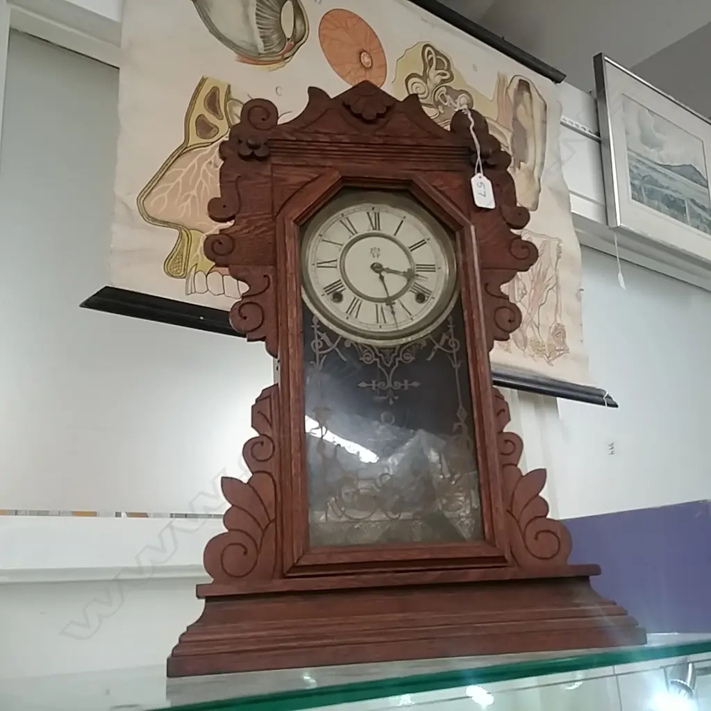 GINGERBREAD MANTLE CLOCK Image 1++
