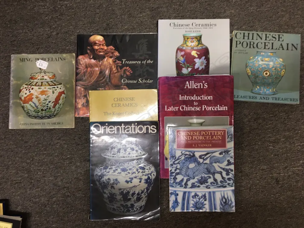 8 CHINESE PORCELAIN & CERAMICS BOOKS Image 1++