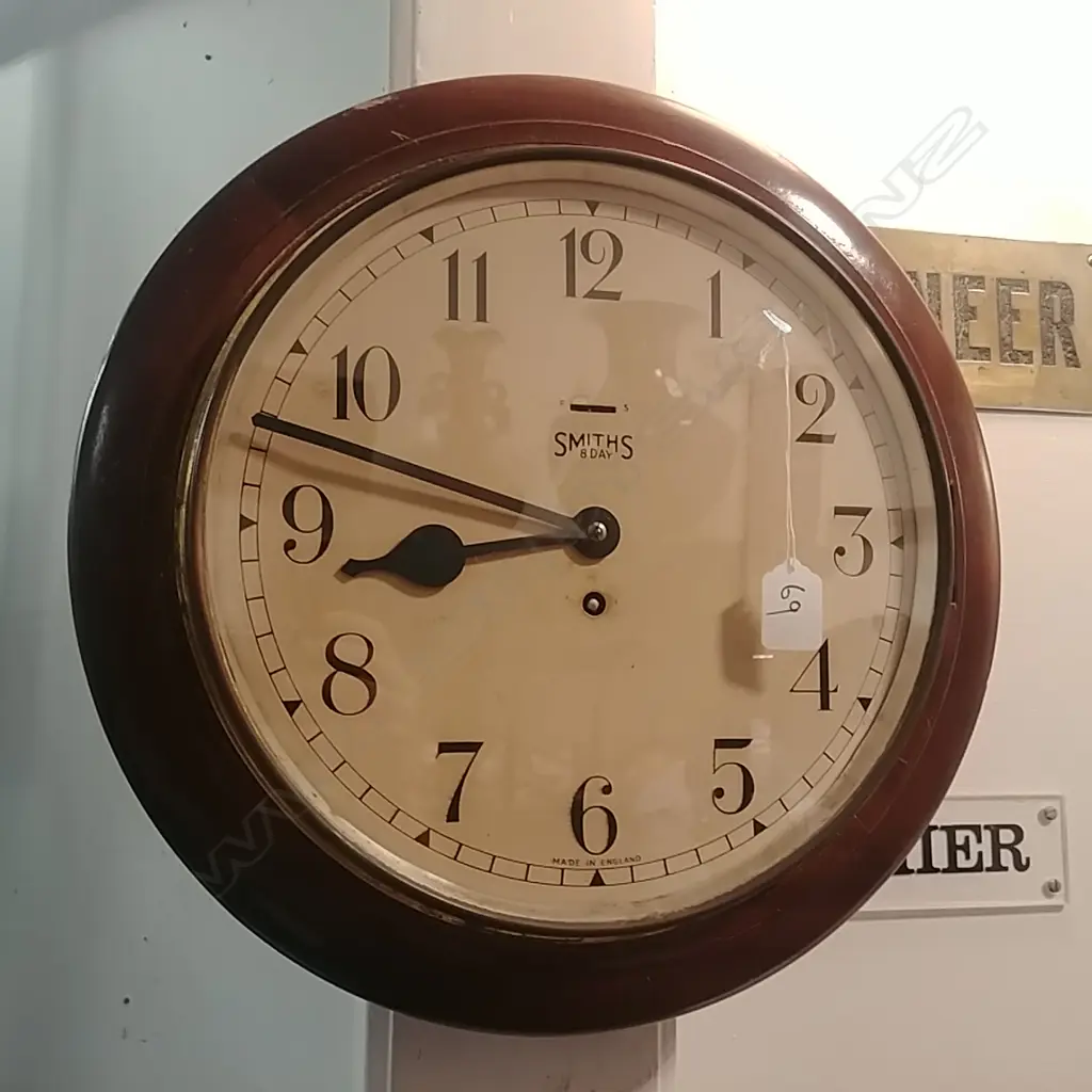 SMITHS 8 DAY CLOCK Image 1++
