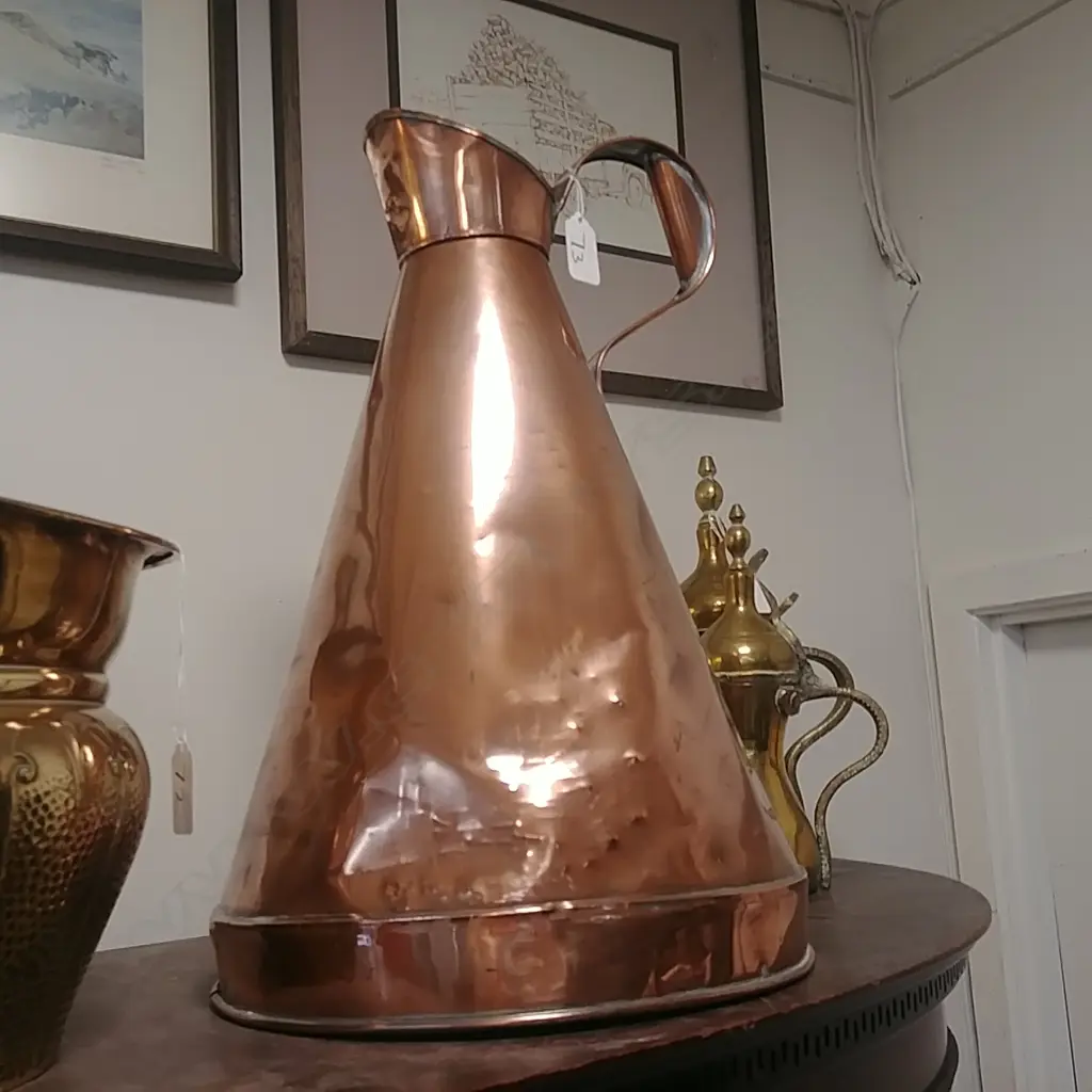 2 GALLON COPPER JUG Image 1++