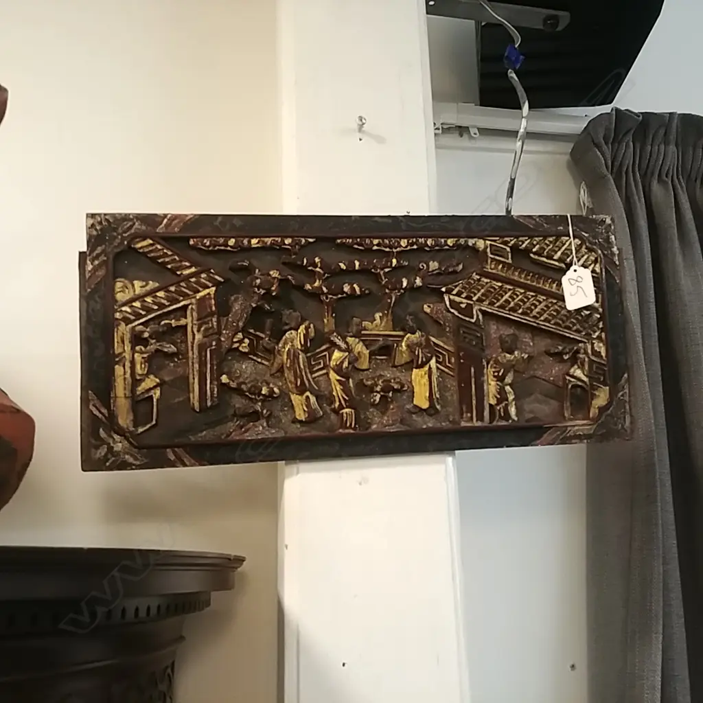 CARVED CHINESE PANEL Image 1++