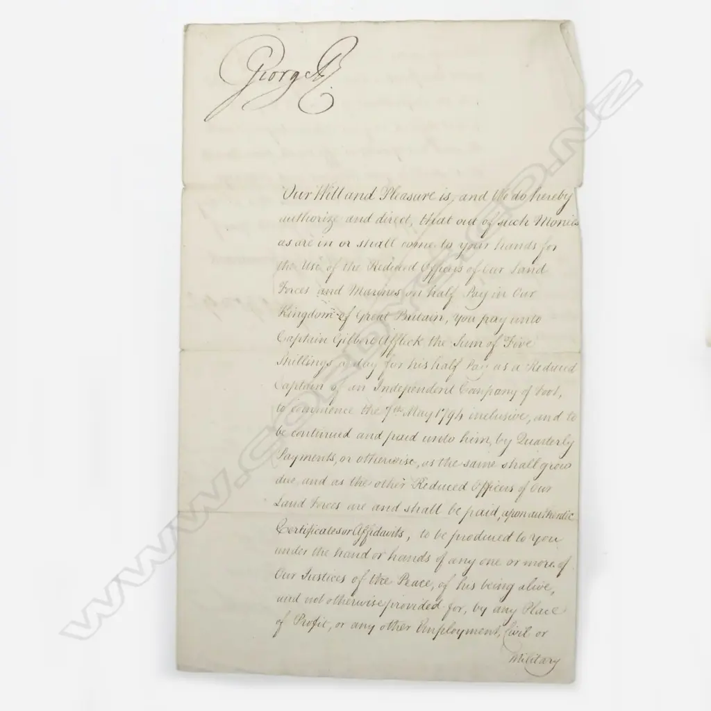 Three items of early military ephemera Image 1++