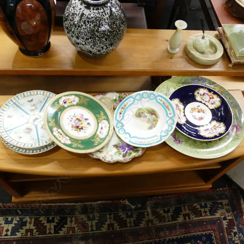 6 ASST VICT PLATES +PLATTER Image 1++