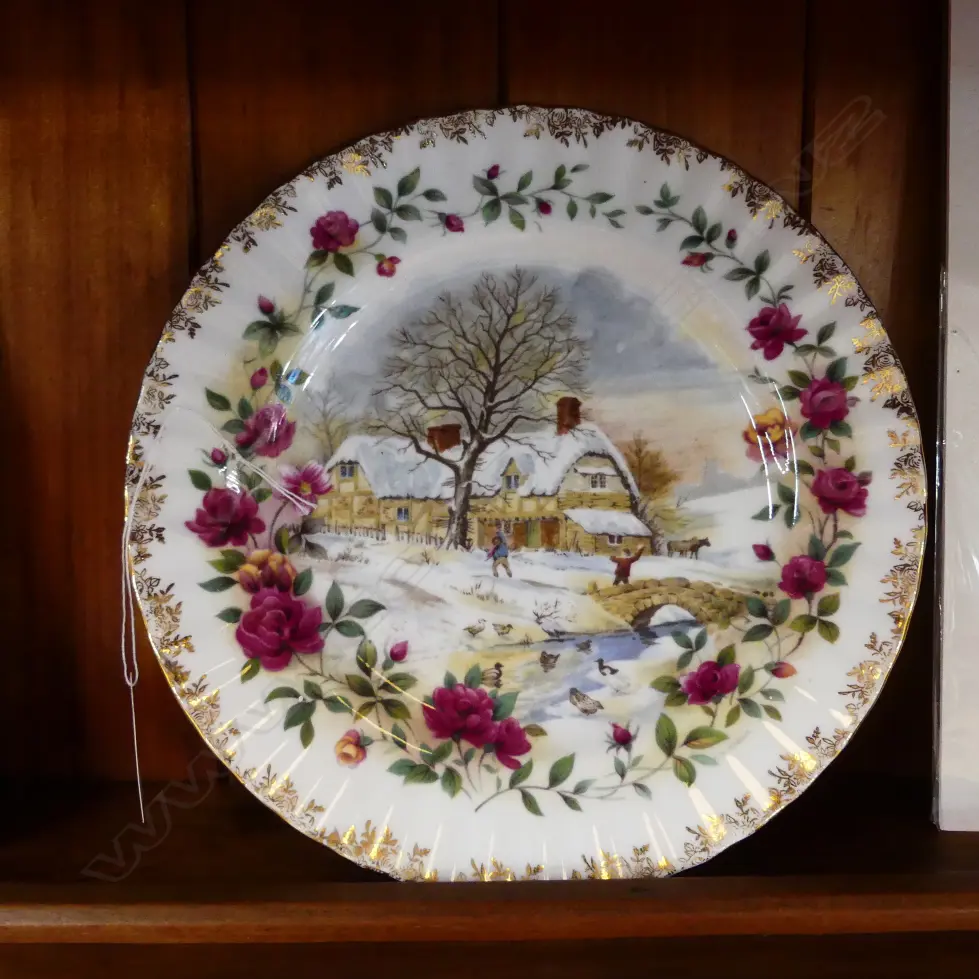 R/ALBERT OCR  WINTER DISPLAY PLATE Image 1++