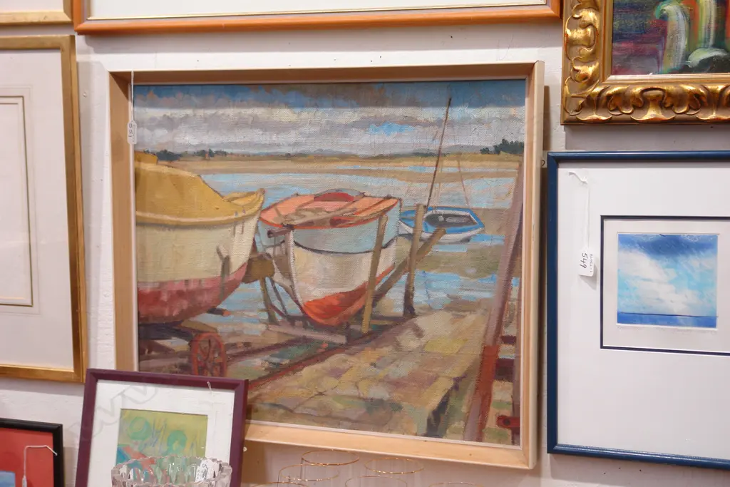 OIL ON BOARD DINGY Image 1++