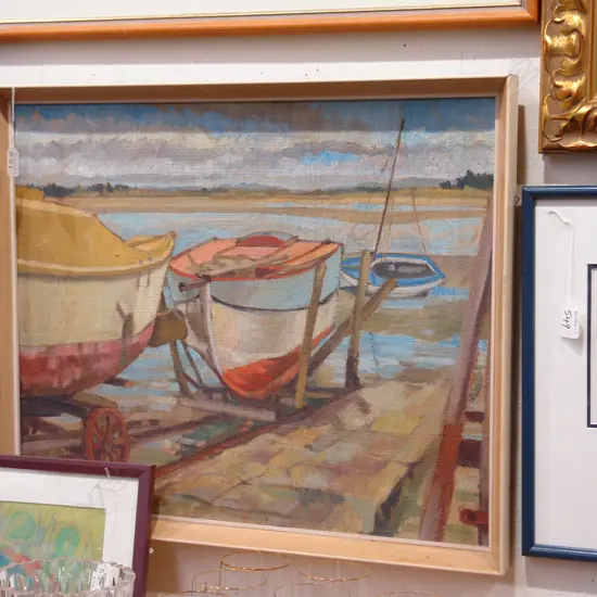 OIL ON BOARD DINGY