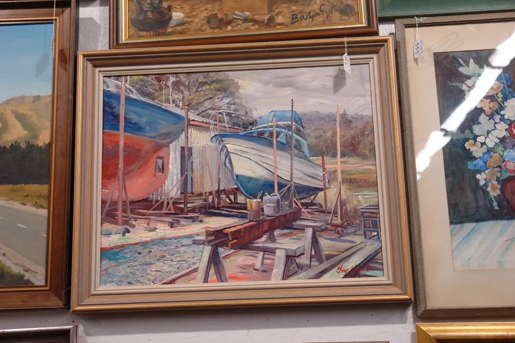 GREG WADDLE OIL TAMAR BOAT YARD Image 1++