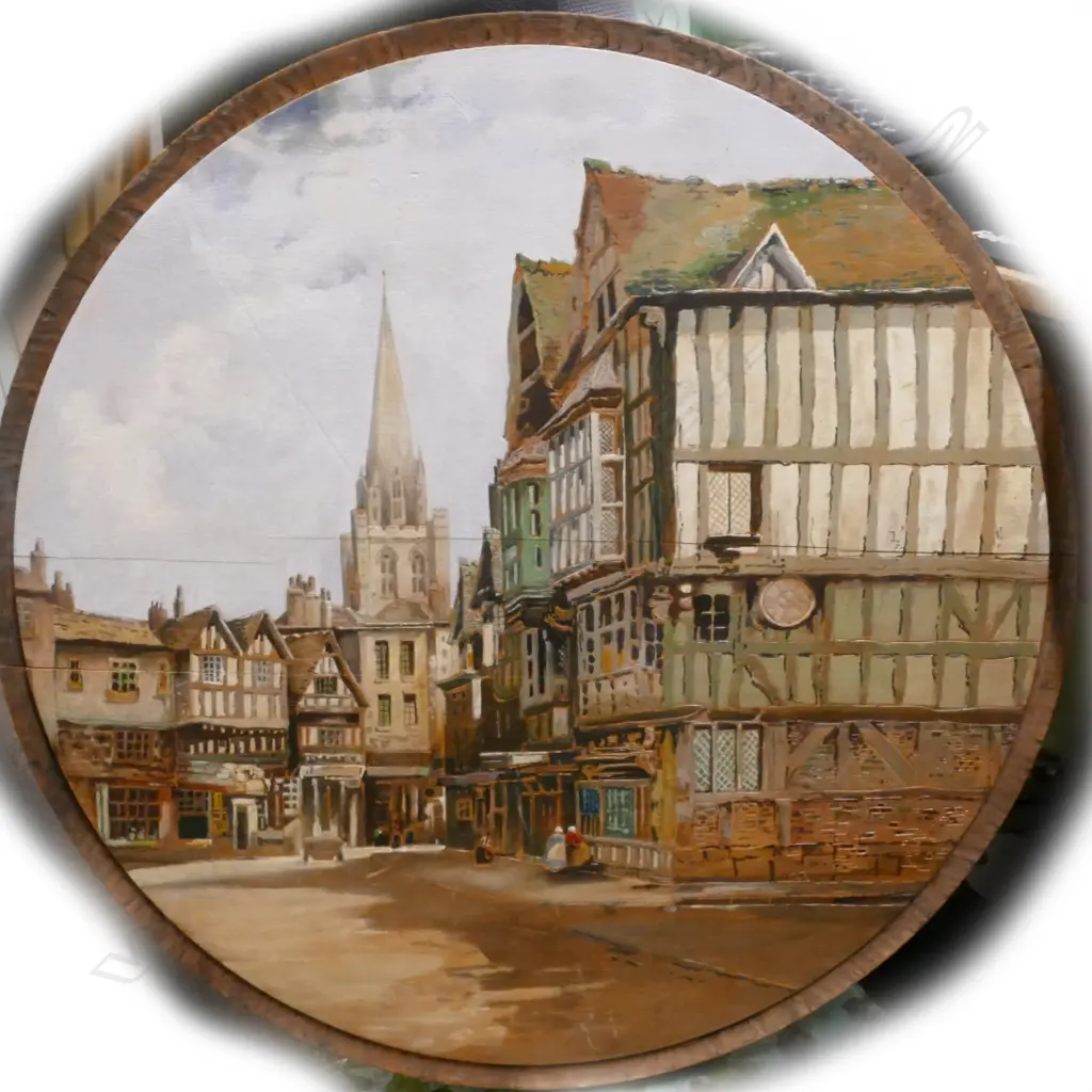 M V RAVENHILL OIL & POKERWORK - SALISBURY CATHEDRAL Image 1++