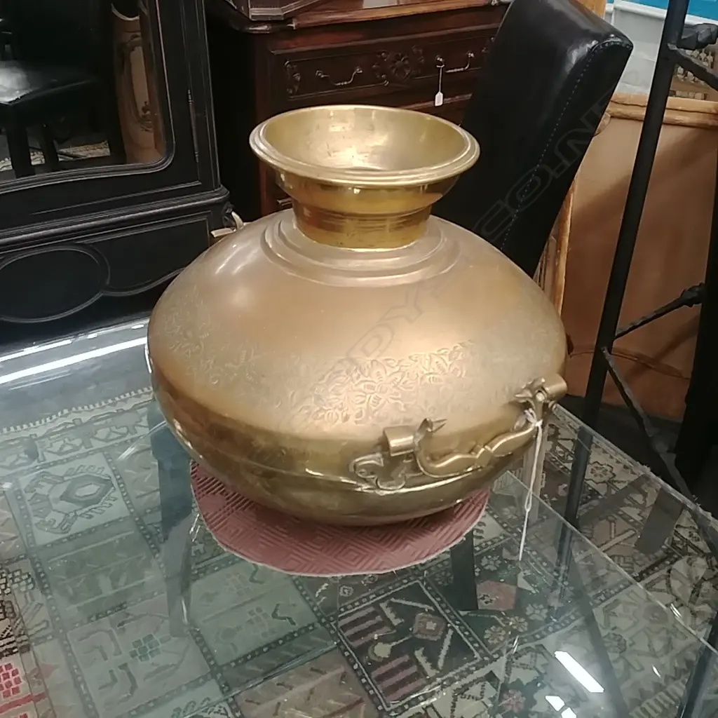 BRASS RICE STOAGE JAR Image 1++