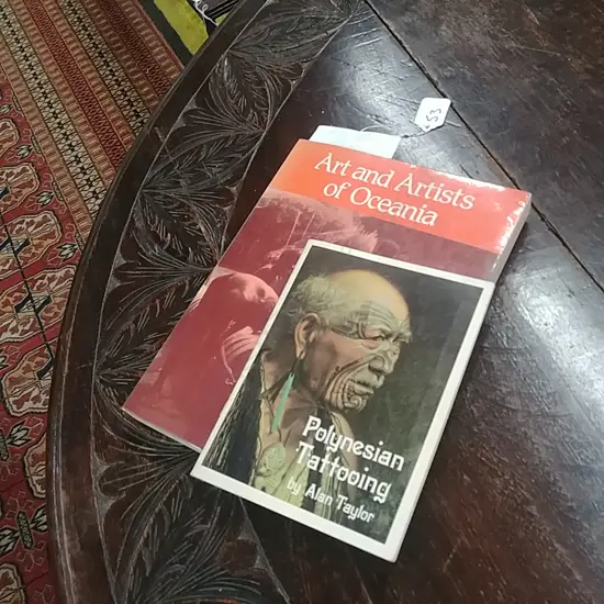 2 BOOKS TATTOOING BY A TAYLOR+ ART AND ARTISTS OF OCEANIA MEAD