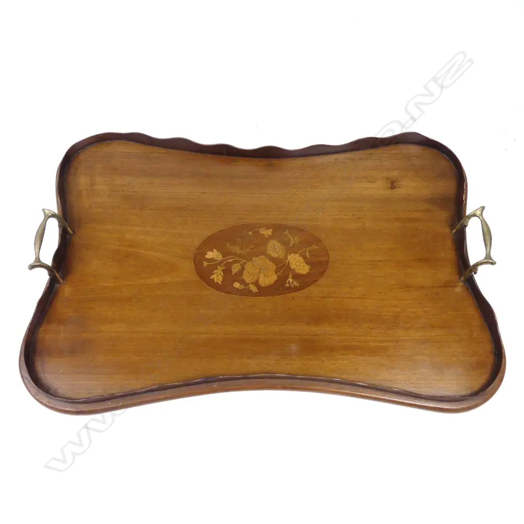 An Edwardian Sheraton Revival tray Image 1++
